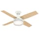 preview thumbnail 6 of 16, Hunter 44" Dempsey Ceiling Fan with LED Light Kit and Handheld Remote - Contemporary, Transitional, Industrial