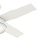 preview thumbnail 11 of 16, Hunter 44" Dempsey Ceiling Fan with LED Light Kit and Handheld Remote - Contemporary, Transitional, Industrial