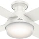preview thumbnail 18 of 25, Hunter 52" Dempsey Flush Mount Ceiling Fan w/ LED Light Kit, Handheld Remote - Contemporary, Transitional - Low Profile