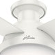 preview thumbnail 20 of 25, Hunter 52" Dempsey Flush Mount Ceiling Fan w/ LED Light Kit, Handheld Remote - Contemporary, Transitional - Low Profile
