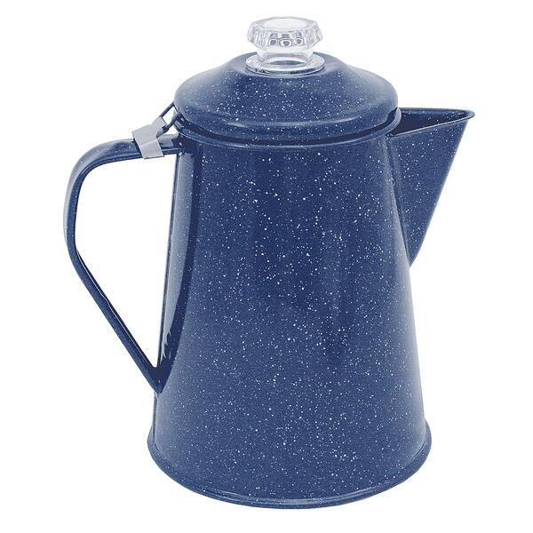 Shop Granite Ware F0224 4 2 Quart Blue Porcelain Coffee Perculator