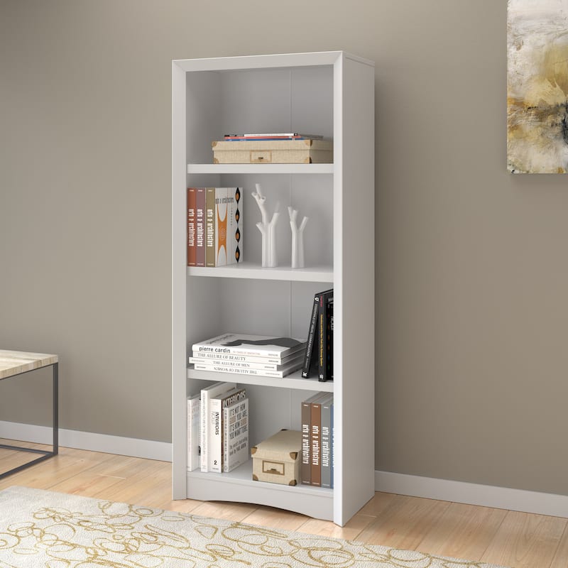 Quadra 59-inch Tall, 3 Adjustable Shelf Bookcase