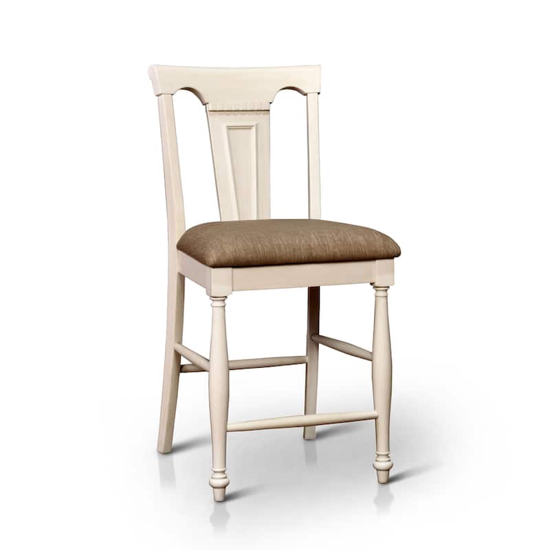 Kis Country Solid Wood Counter Height Chairs (Set of 2) by Furniture of America