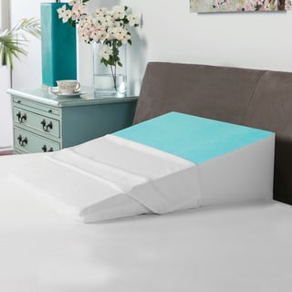 brentwood home 10 gel memory foam wedge pillow