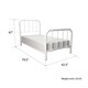 DHP Jenny Lind Metal Twin Bed - Thumbnail 18