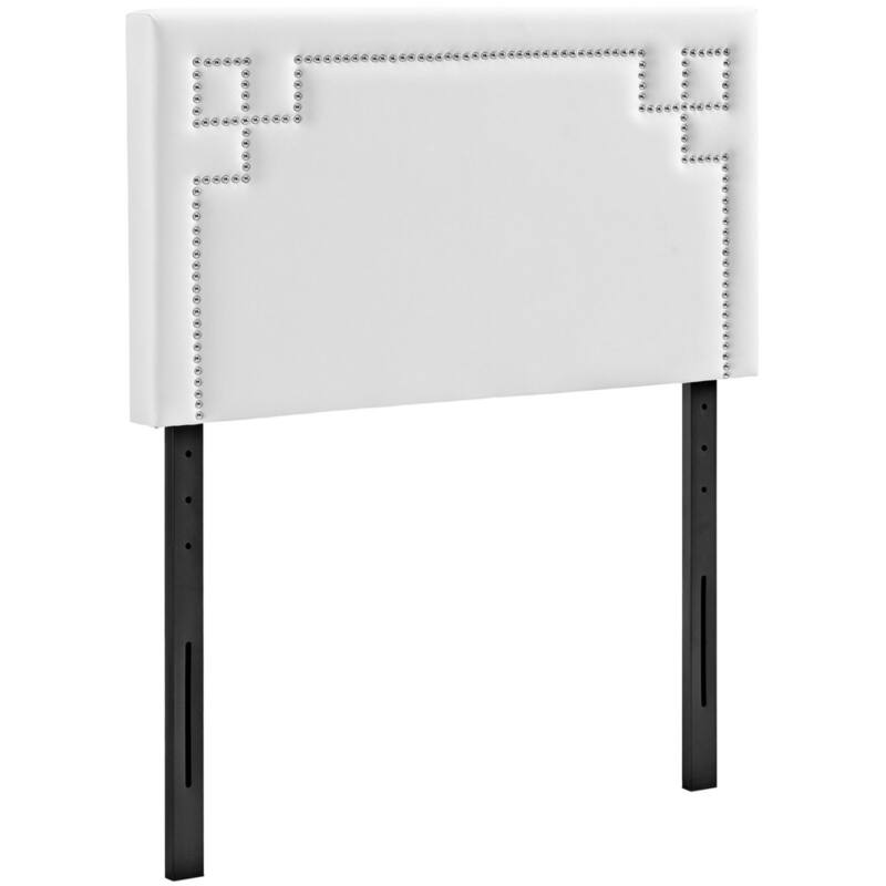 Josie White Vinyl Headboard