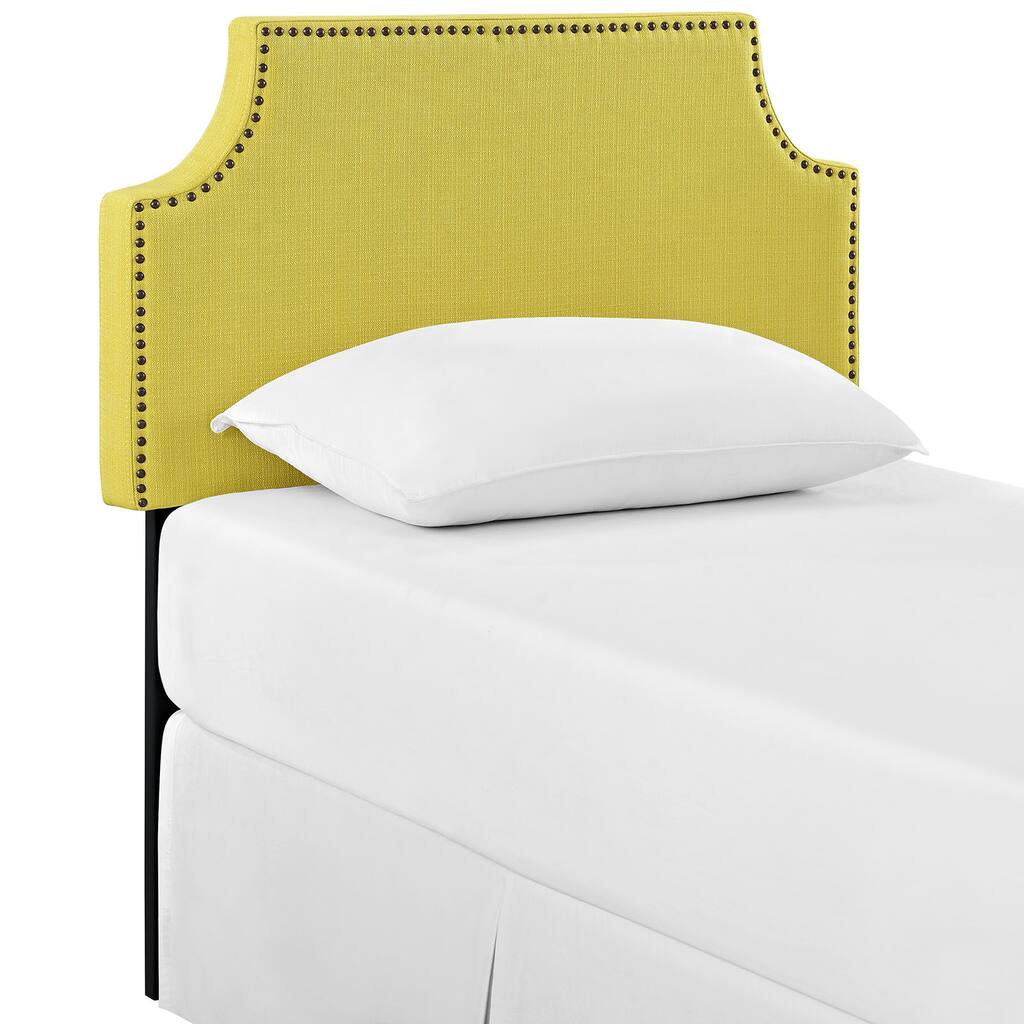 Laura Sunny Fabric Twin Size Headboard