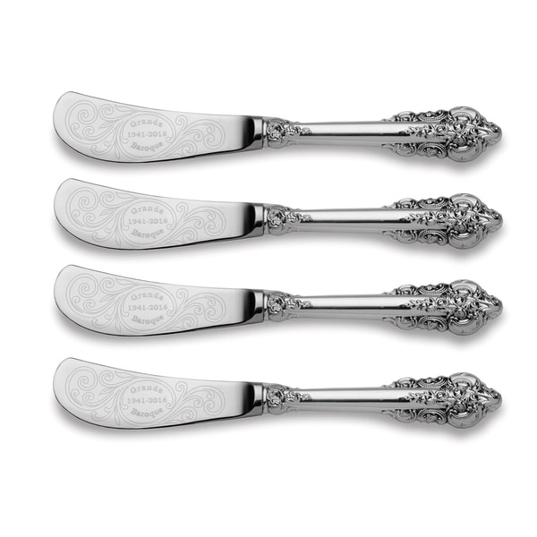 Wallace Grande Baroque 75th Anniversary 4 Piece Spreader - Silver