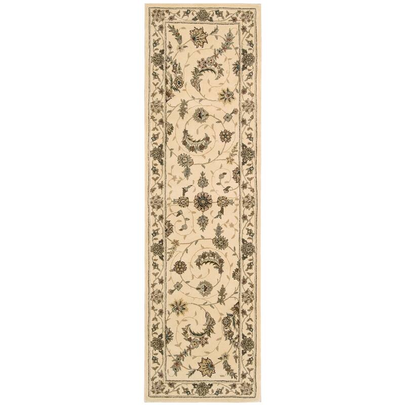 Nourison Renaissance Area Rug - 2' 3" x 8' - Ivory - Runner