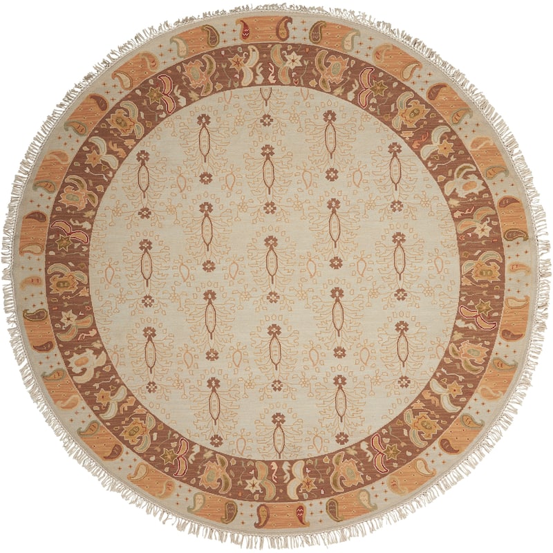 Nourison Nourmak Area Rug - 8' Round - Seafoam - Round