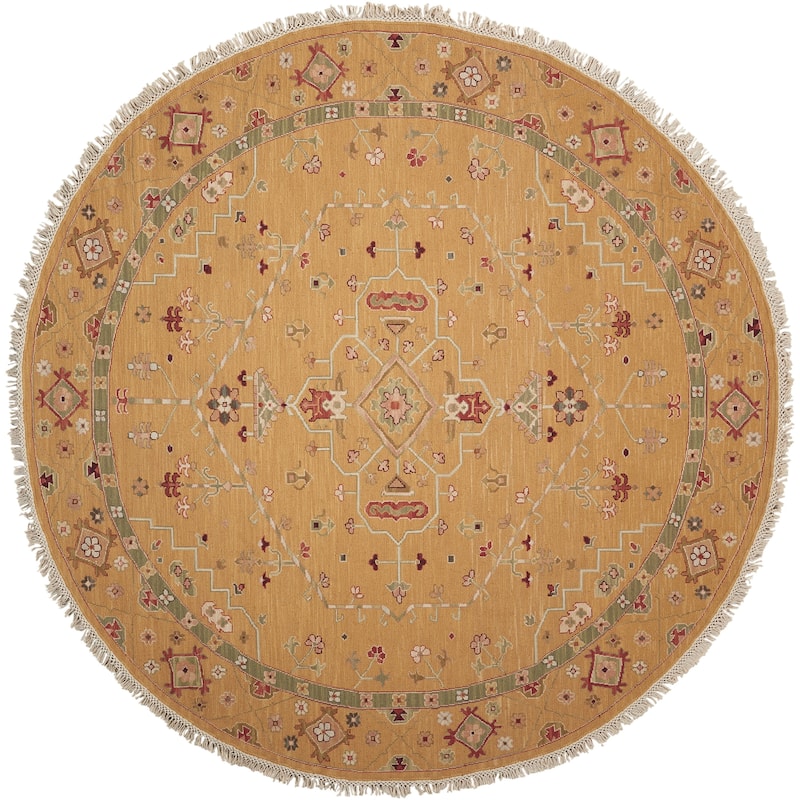 Nourison Nourmak Area Rug - Gold - 8' Round