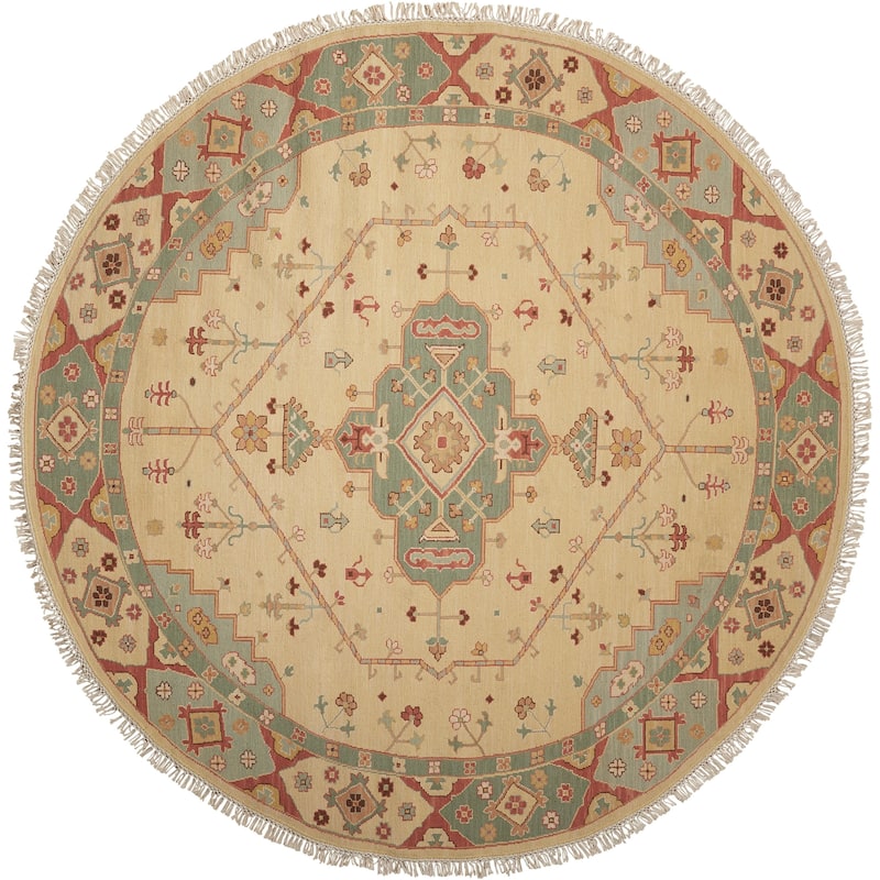 Nourison Nourmak Area Rug - Yellow - 8' Round - Round