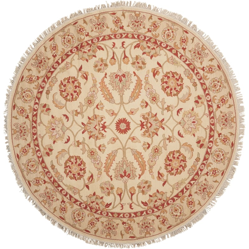 Nourison Nourmak Beige Area Rug (8' Round) - 8' Round