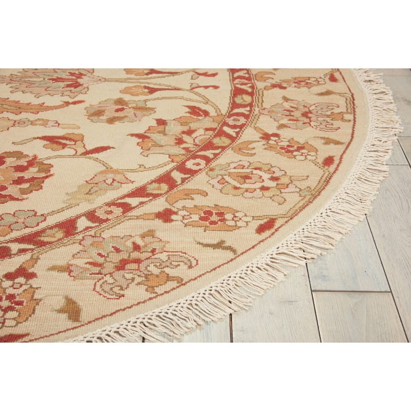 Nourison Nourmak Beige Area Rug (8' Round) - 8' Round
