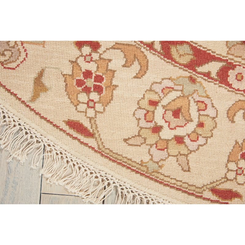Nourison Nourmak Beige Area Rug (8' Round) - 8' Round