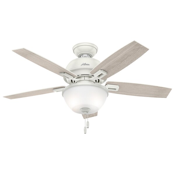 70 Inch Ceiling Fan With Light Hunter Fan Donegan Collection Fresh White Light Grey 44 Inch 5