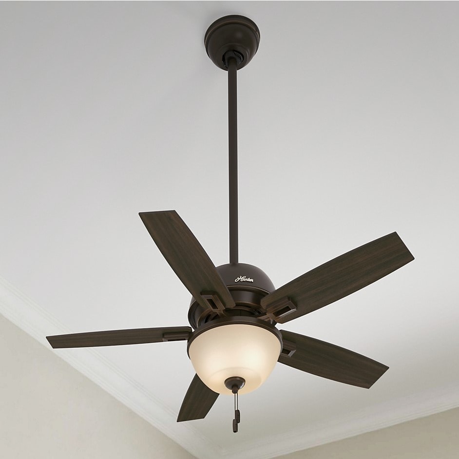 Shop Hunter Fan Donegan Collection 44 Inch Ceiling Fan With Light