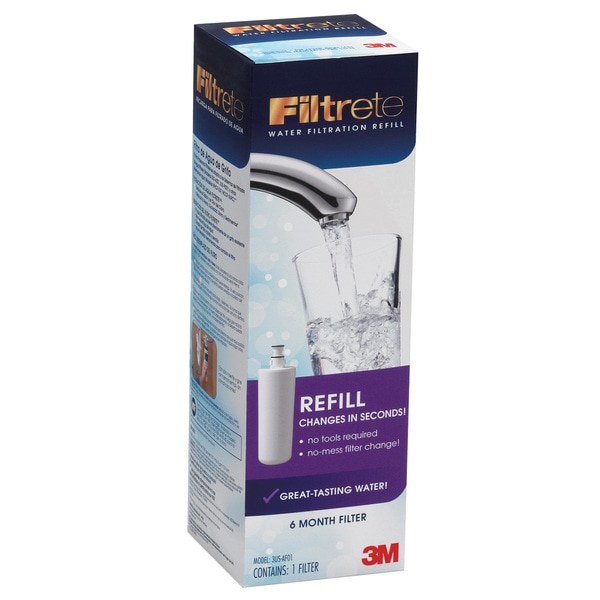 3M 3US-AF01 Advanced Faucet Water Replacement Filter Cartridge