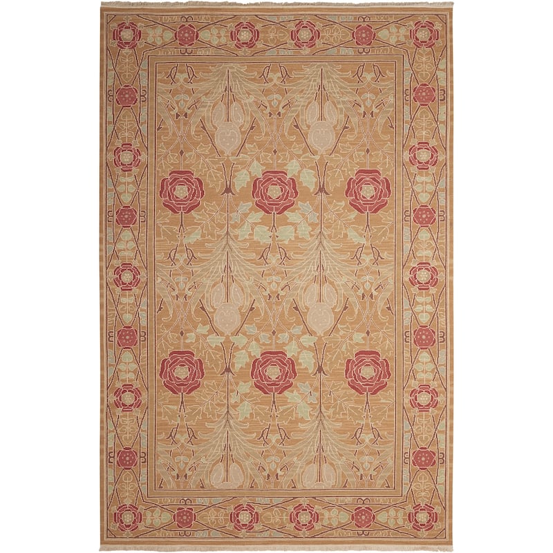 Nourison Nourmak Traditional Soumak Area Rug - 5'10" x 8'10" - Gold - Rectangle