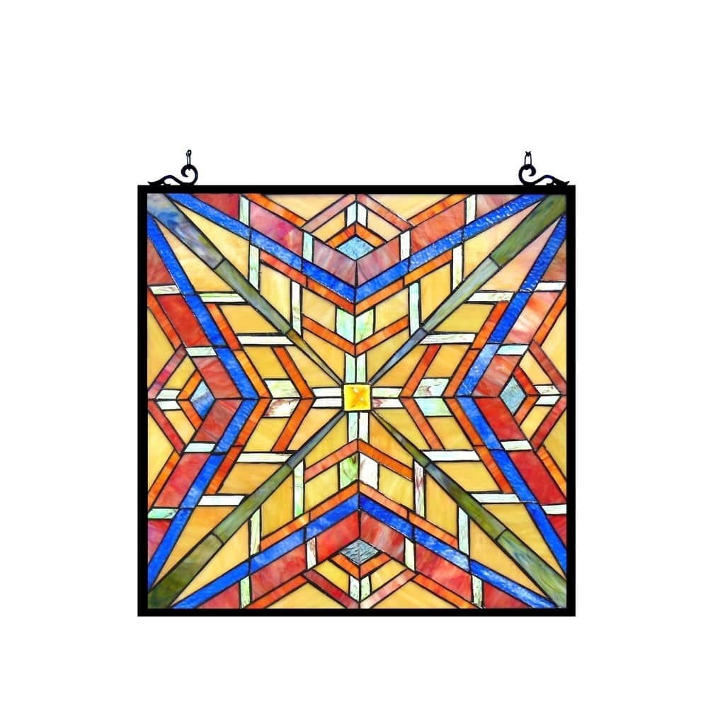 Chloe Tiffany Style Mission Design Window Panel/Suncatcher