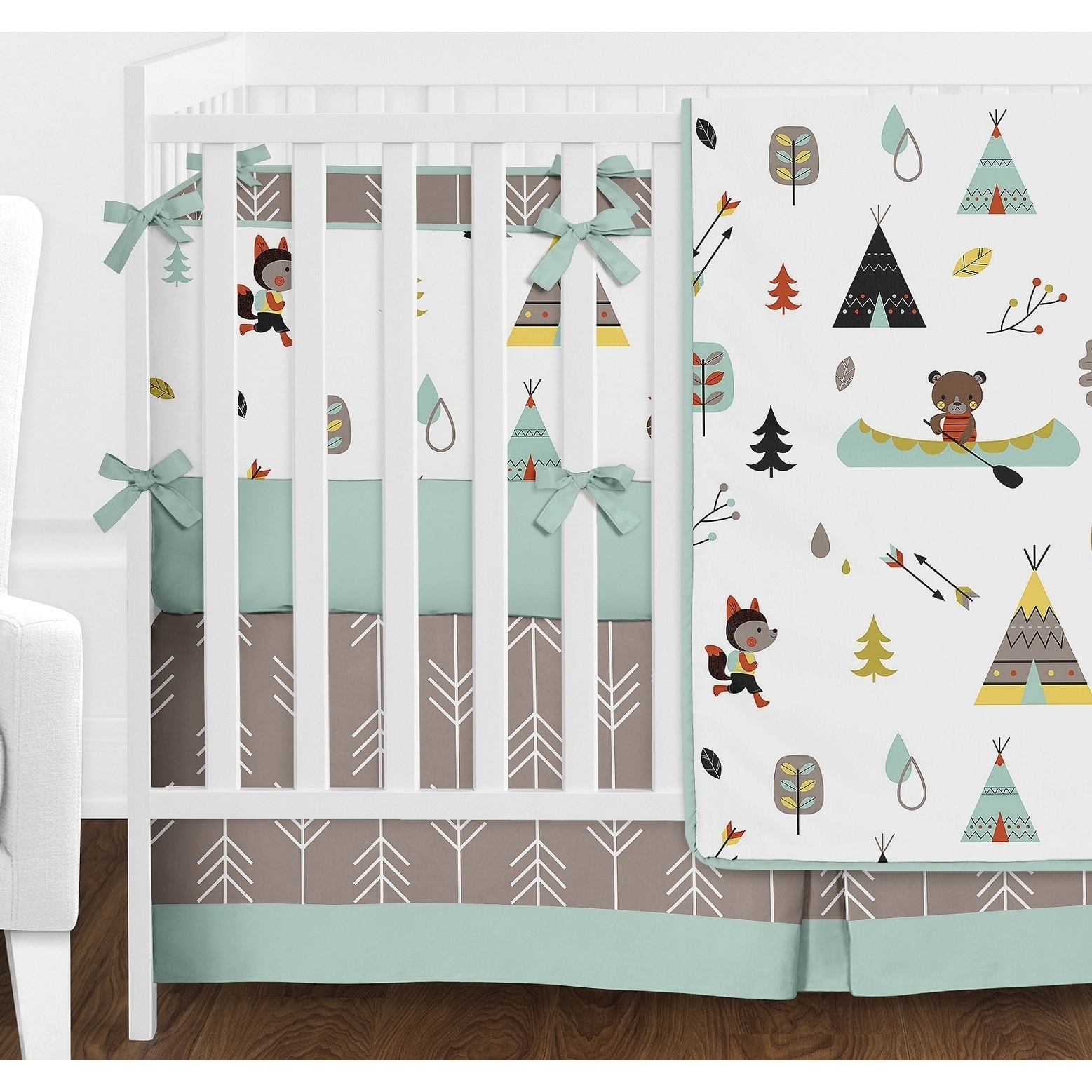 adventure crib bedding set