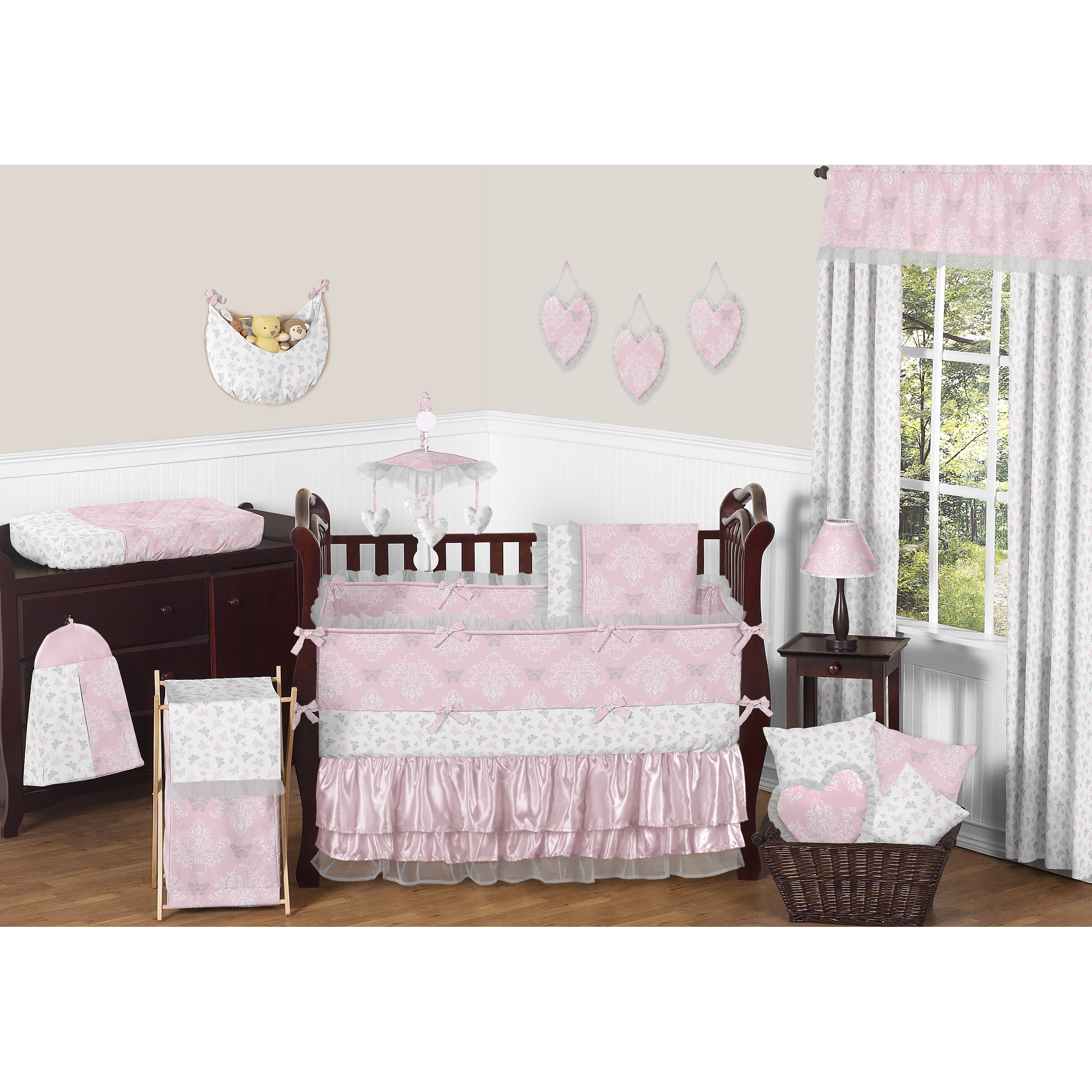 satin crib bedding sets