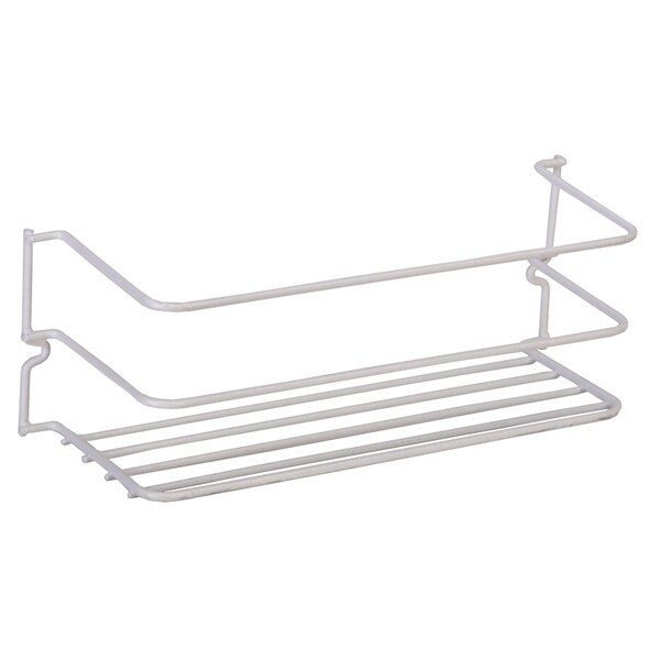 Shop Grayline 40501 12" X 4" X 4" White Vinyl Coated Wire Kitchen Caddy