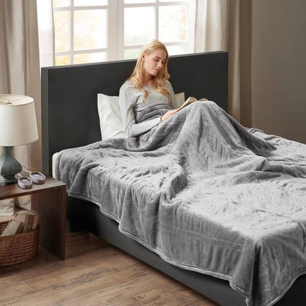 Woolrich Plush To Berber Heated Blanket 7 Color Options On Sale Overstock 12489771 Tan Full