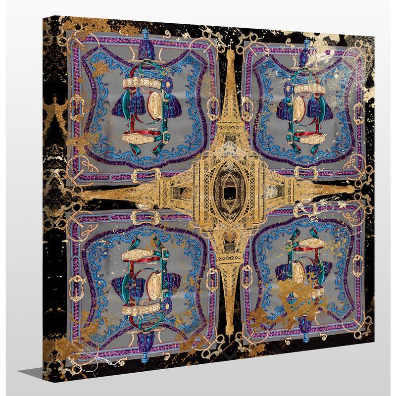 BY Jodi "Weekend In Paris" Giclee Stretched Canvas Wall Art
