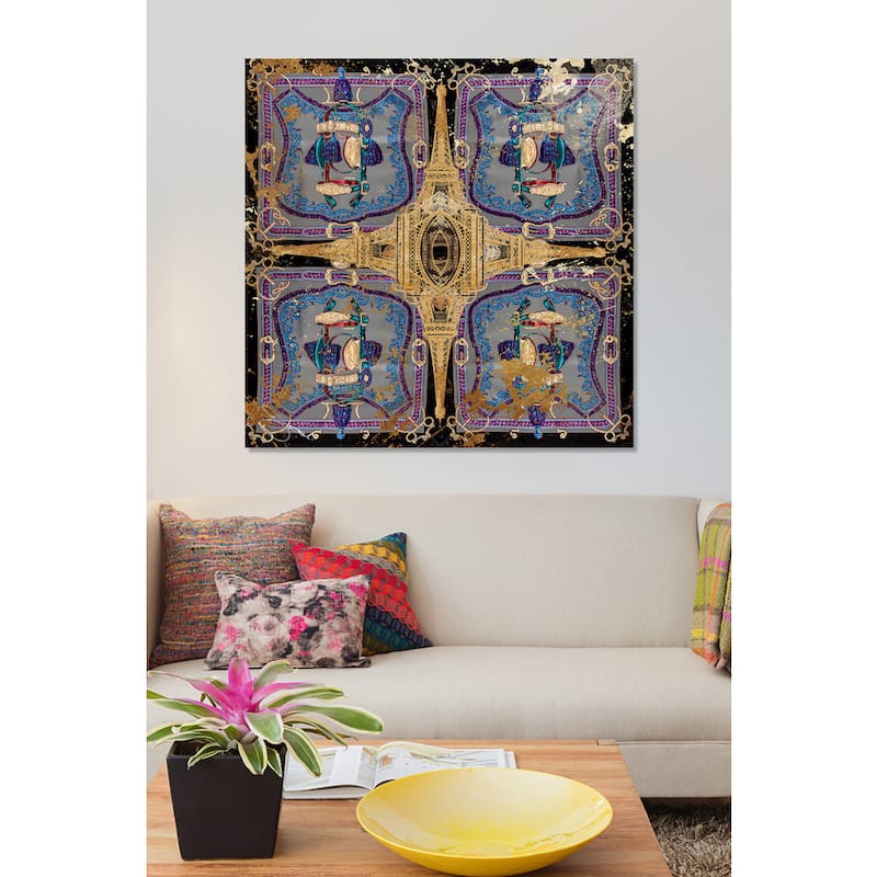 BY Jodi "Weekend In Paris" Giclee Stretched Canvas Wall Art