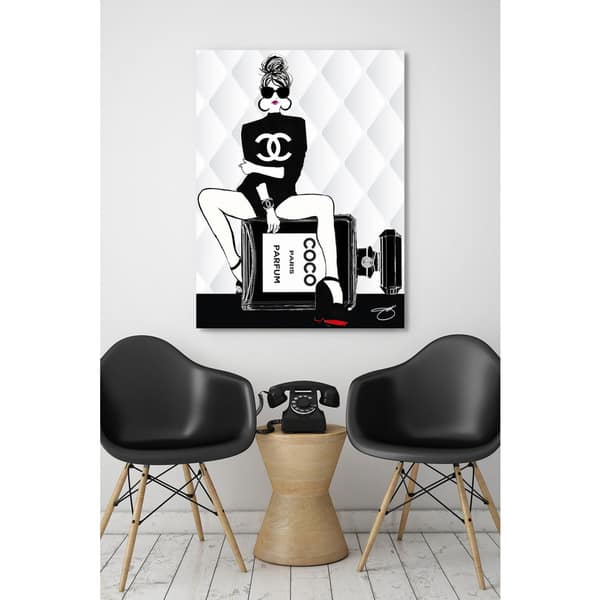 Waiting For Chanel Giclee Stretched Canvas Wall Art - On Sale