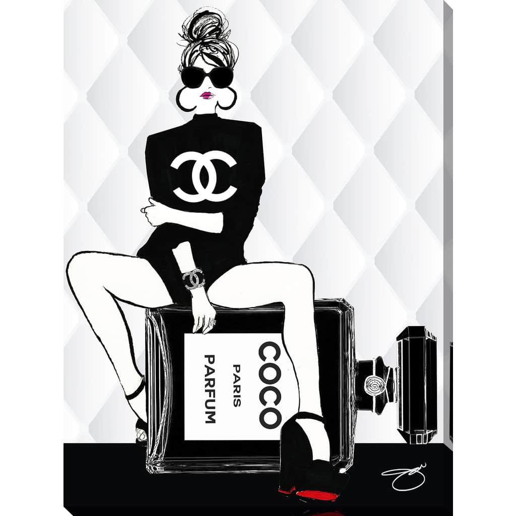 "Waiting For Chanel" Giclee Stretched Canvas Wall Art