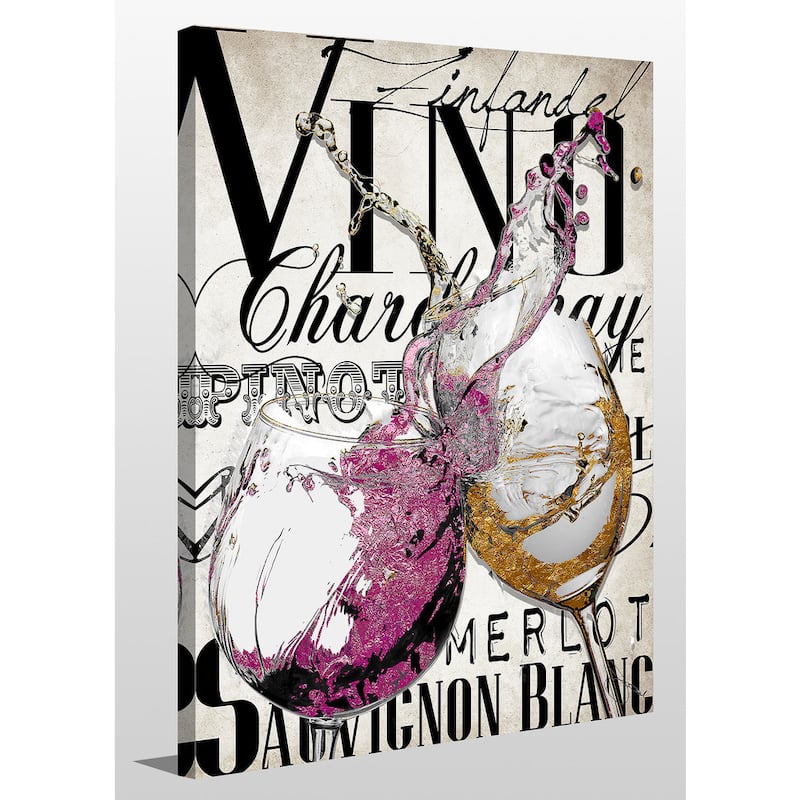 BY Jodi "Cheers To You" Giclee Stretched Canvas Wall Art