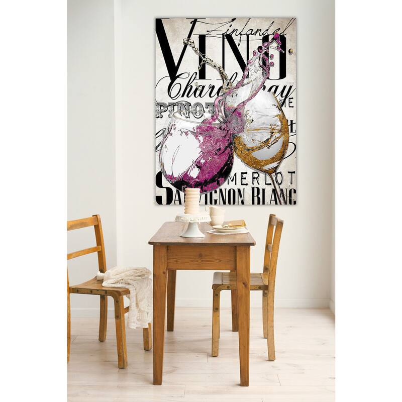 BY Jodi "Cheers To You" Giclee Stretched Canvas Wall Art