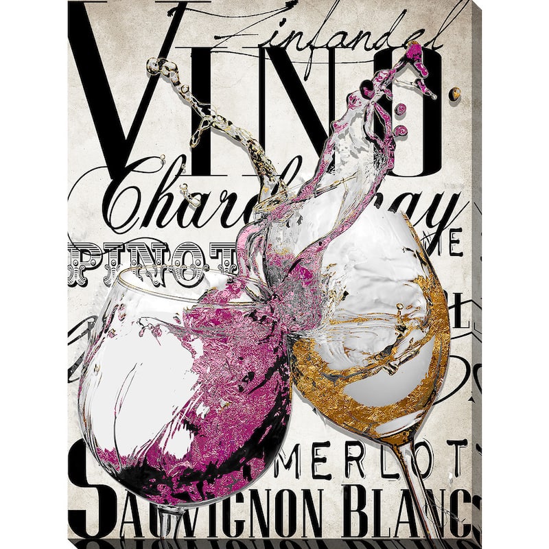 BY Jodi "Cheers To You" Giclee Stretched Canvas Wall Art