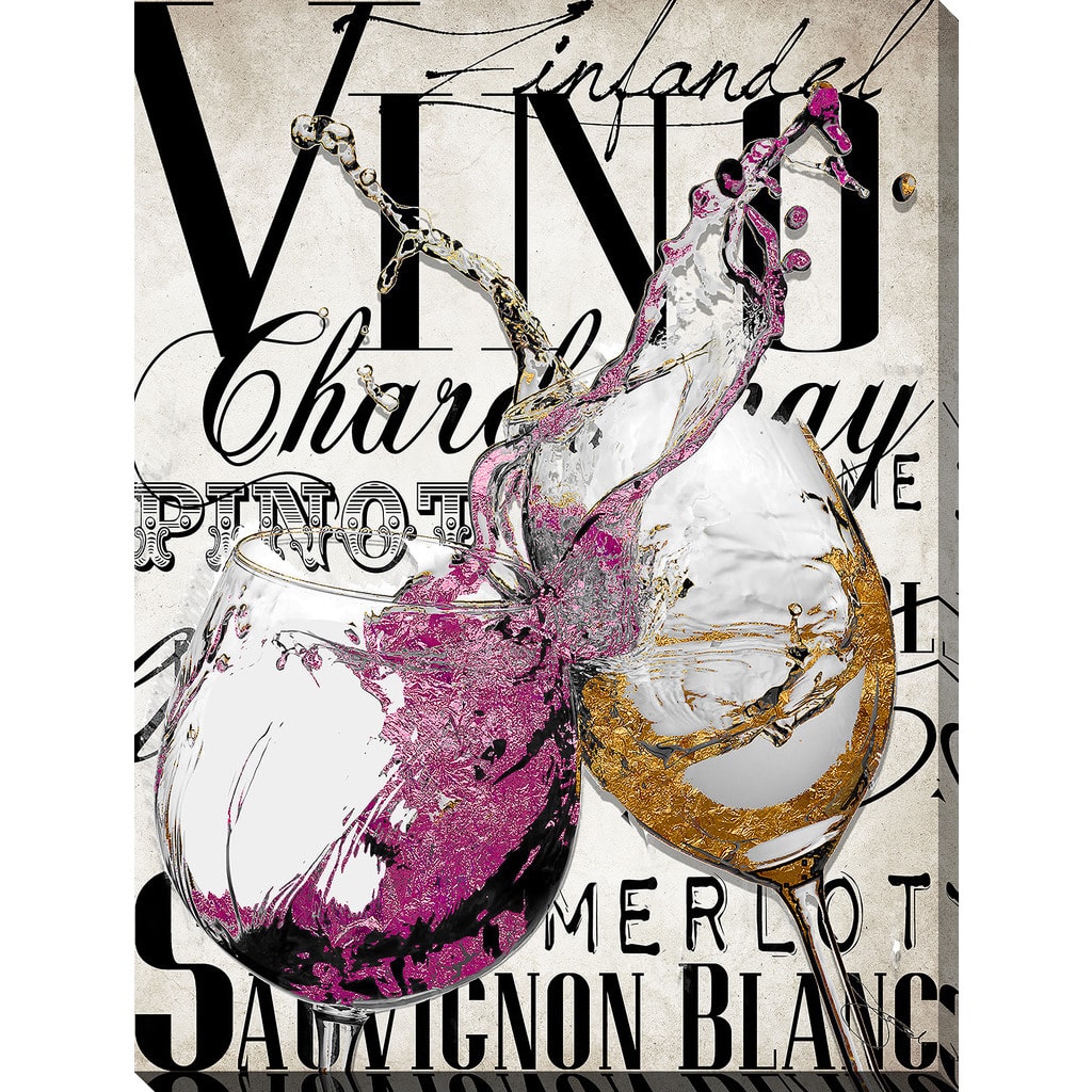 BY Jodi "Cheers To You" Giclee Stretched Canvas Wall Art