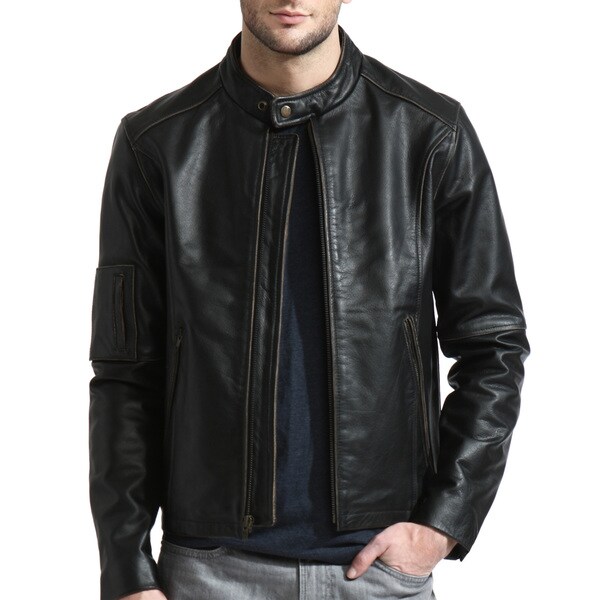 How To Choose A Men S Leather Jacket Com Tanners Avenue Men S Black Leather Jacket