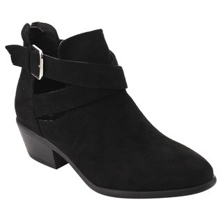 Black Booties - Overstock.com Shopping - Trendy, Designer Shoes.