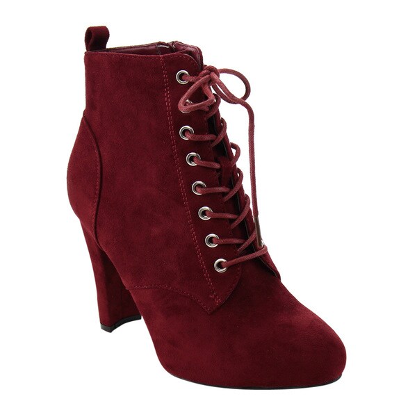 divine diva lace up boots