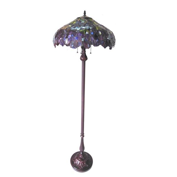 purple floor lamps