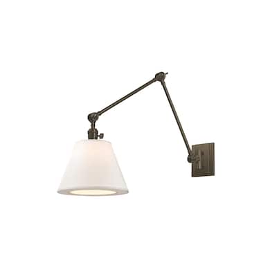 Hudson Valley Hillsdale Old Bronze Vertical Swivel Wall Sconce