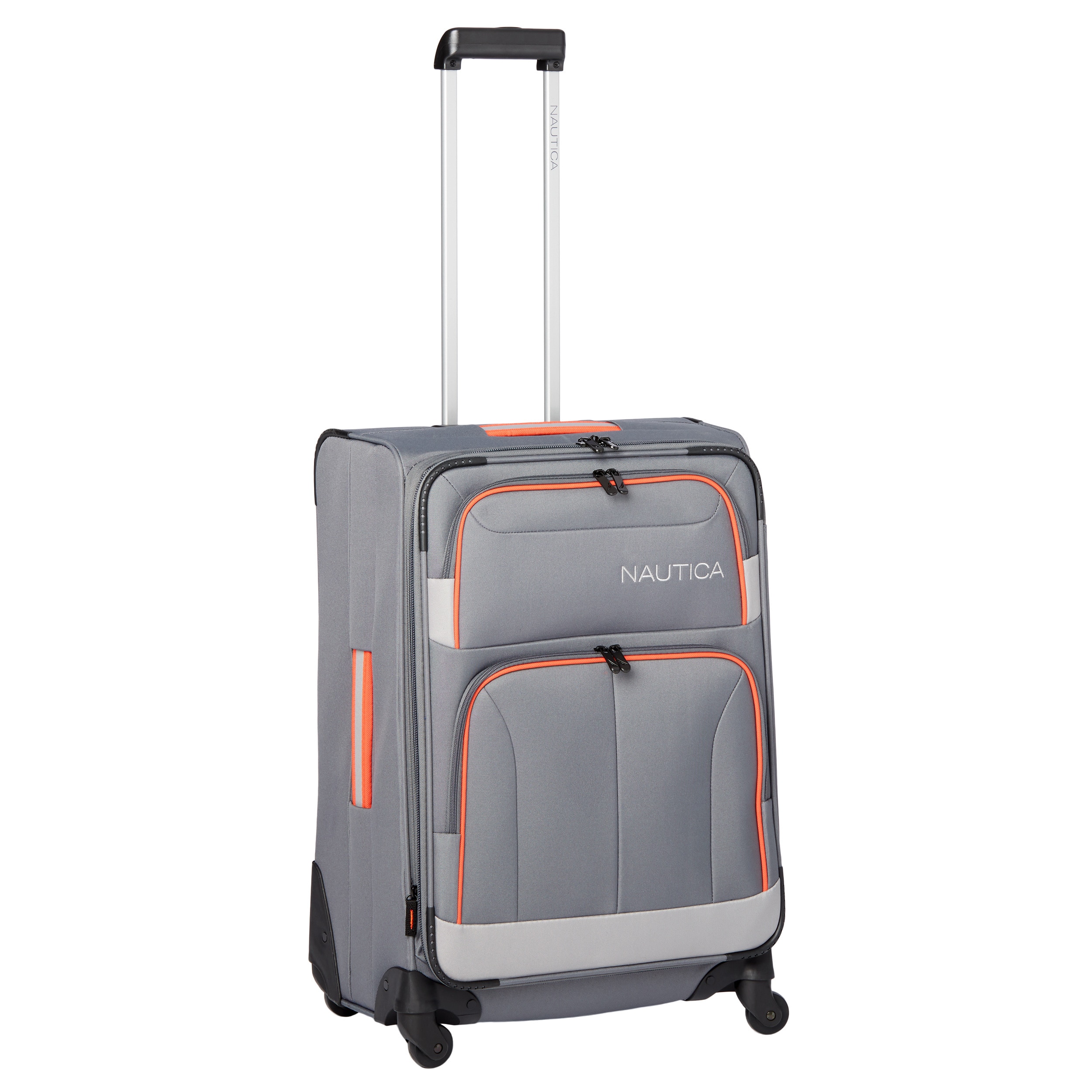nautica orange suitcase