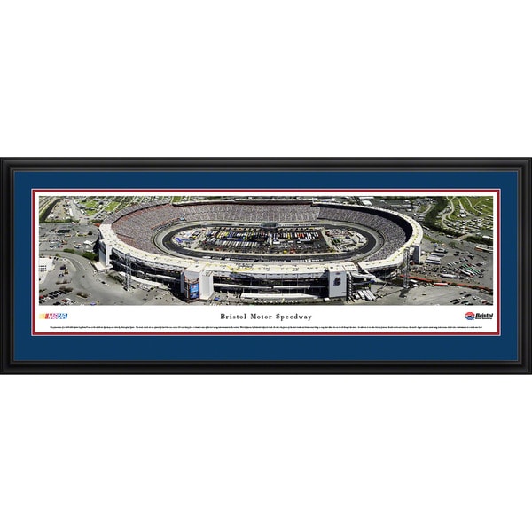 Blakeway Worldwide Panoramas Bristol Motor Speedway Food City 500 Framed Print