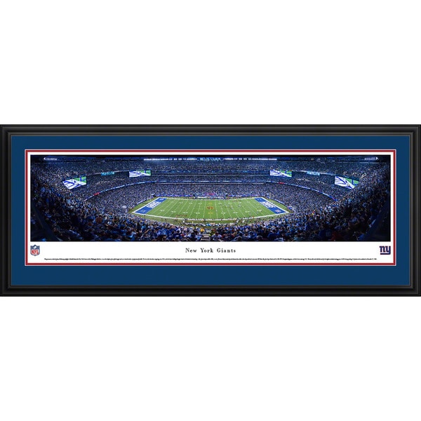 Blakeway Panoramas New York Giants '50 Yard Line' Framed NFL Print