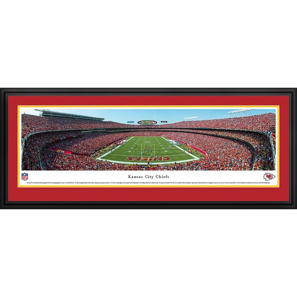 Blakeway Panoramas Kansas City Chiefs 'End Zone' Framed NFL Print