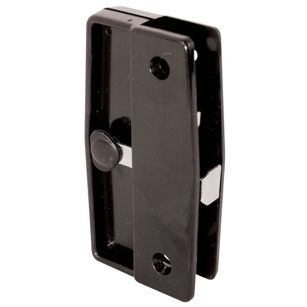 Prime Line A139 Black Plastic Sliding Screen Door Latch & Pull Bed
