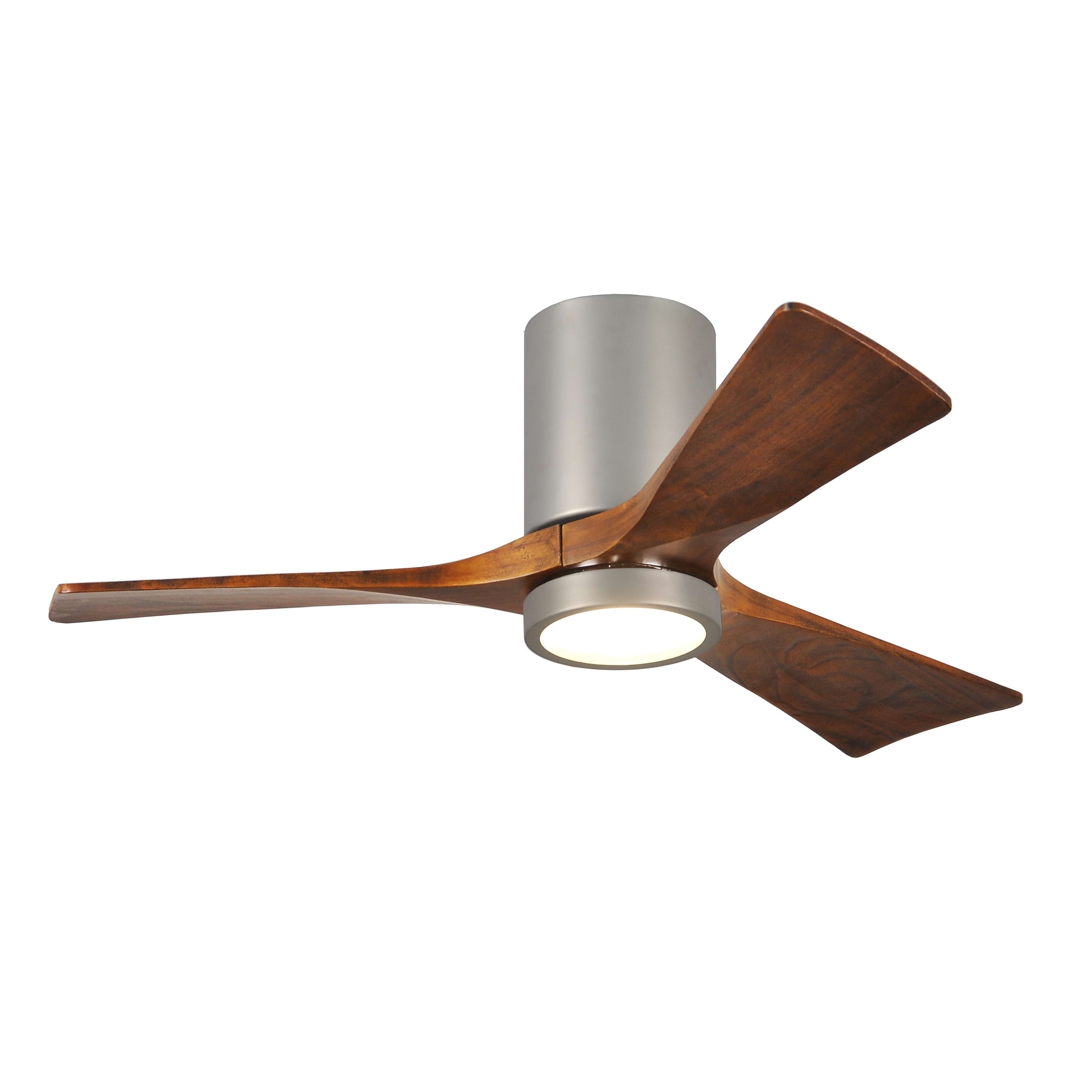 Shop Irene 3 Blade 42 Inch Brushed Nickel Hugger Paddle Fan With