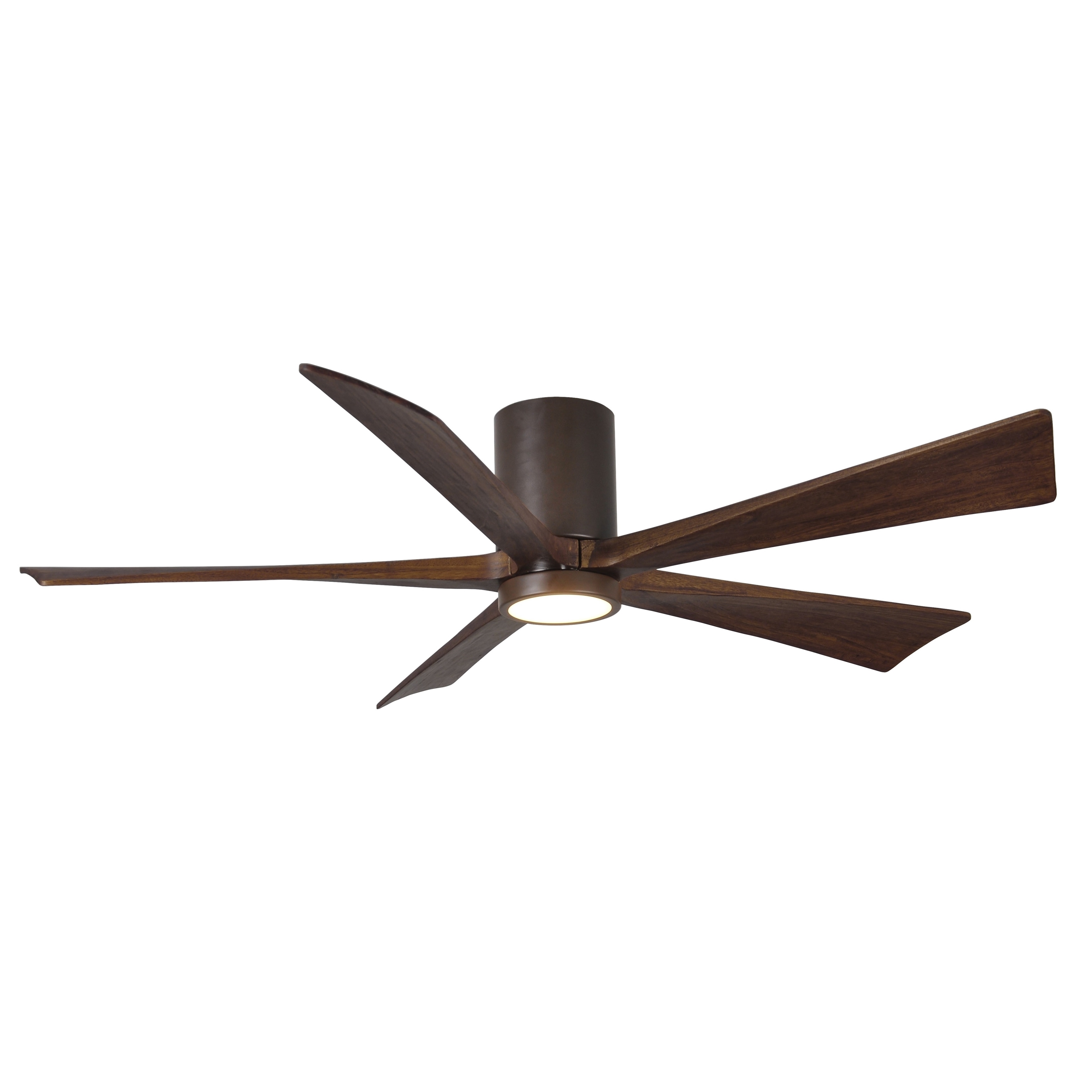 Shop Irene 5 Blade 60 Inch Textured Bronze Hugger Paddle Fan With