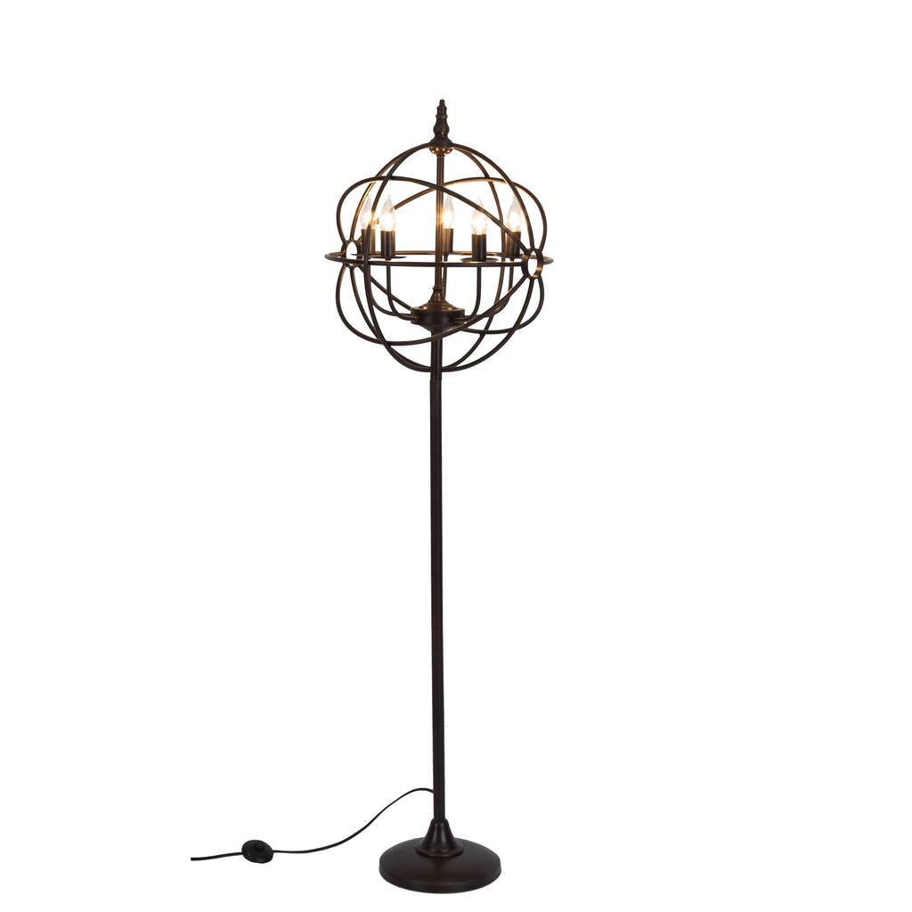 Somette Steampunk Bronze 63-inch Floor Lamp