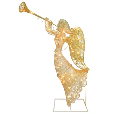48-inch Angel Decoration with Clear Lights